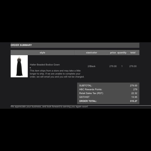 Beaded Gown Grad Dress - Picture 3 of 3